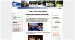 Desktop Screenshot of ikg-rt.de